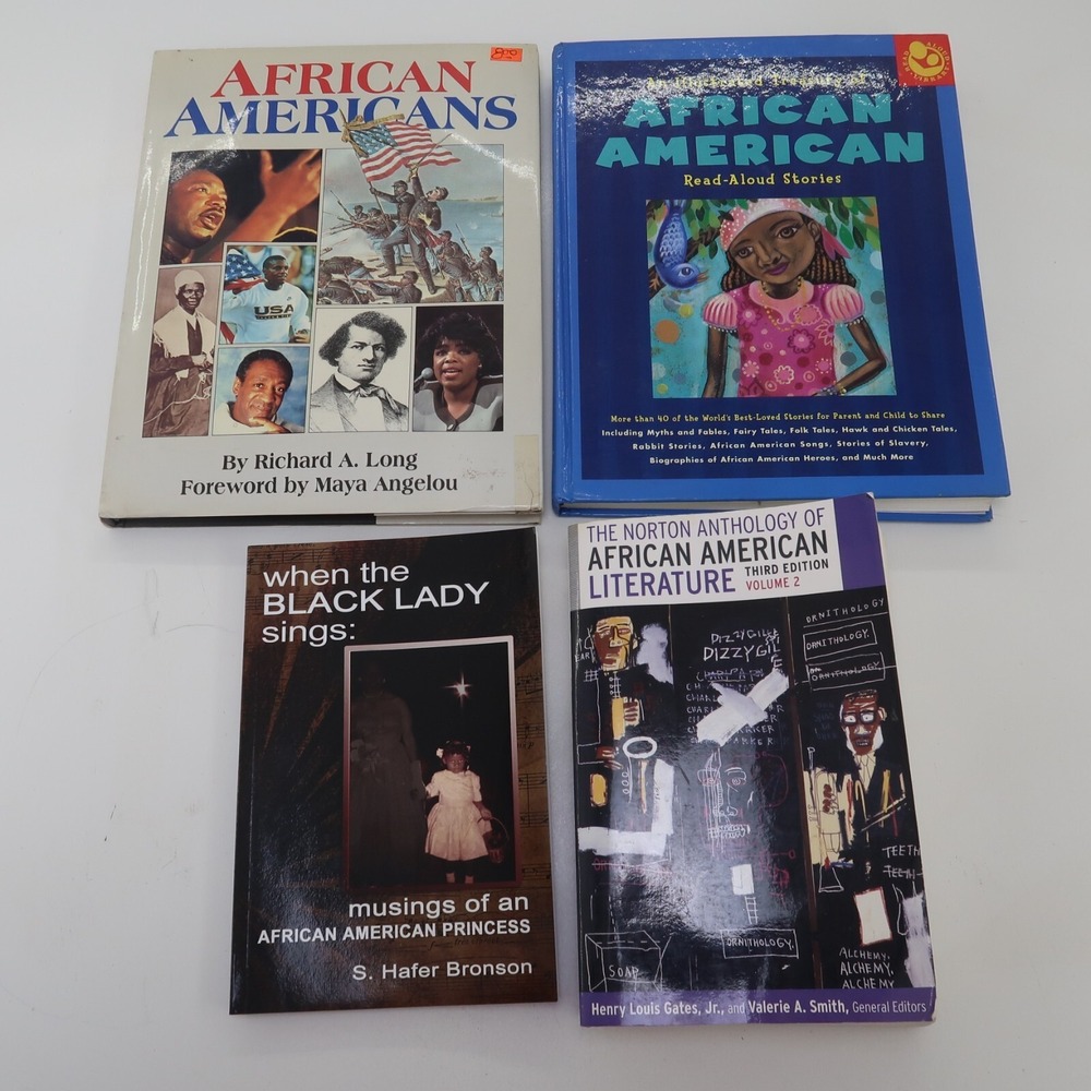 African American Story Literature History Book Lot Black Lady Sings